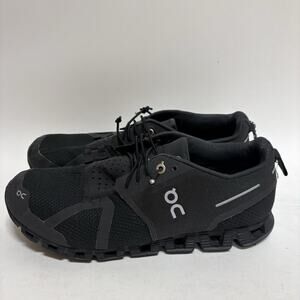On Cloud Waterproof Women’s Size 10 All Black Running CloudTec Sneakers Used